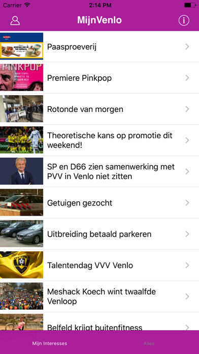 Emulate iPhone app MijnVenlo using MyAndroid Emulate iPhone app MijnVenlo using MyAndroid