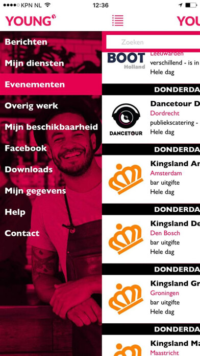 Emulate iPhone app Mijn YOUNG using MyAndroid Emulate iPhone app Mijn YOUNG using MyAndroid