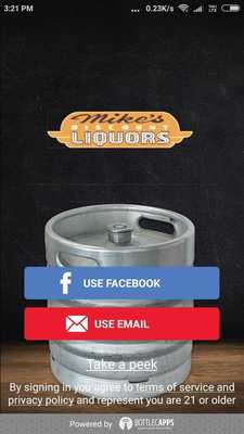 Emulate Android APK Mikes Liquor