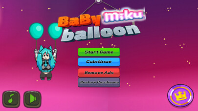 Emulate iPhone app Miku FNF Balloon Game using MyAndroid