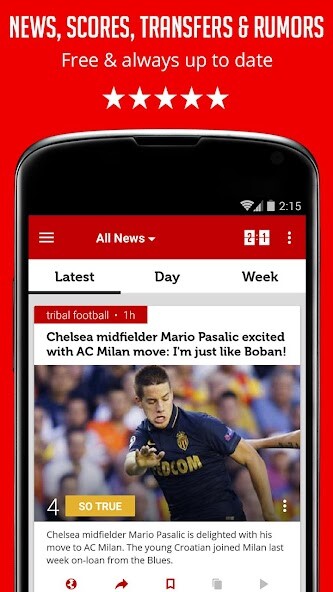Run android online APK Milan Football News from MyAndroid or emulate Milan Football News using MyAndroid