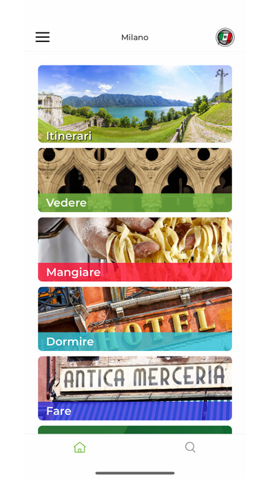 Emulate iPhone app Milan - Guida Verde Touring using MyAndroid Emulate iPhone app Milan - Guida Verde Touring using MyAndroid