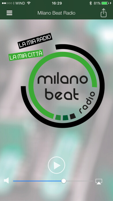 Emulate iPhone app Milano Beat Radio using MyAndroid