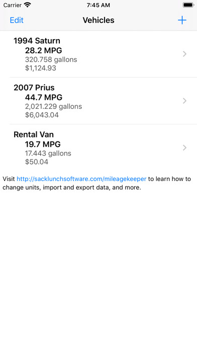 Emulate iPhone app Mileage Keeper using MyAndroid Emulate iPhone app Mileage Keeper using MyAndroid