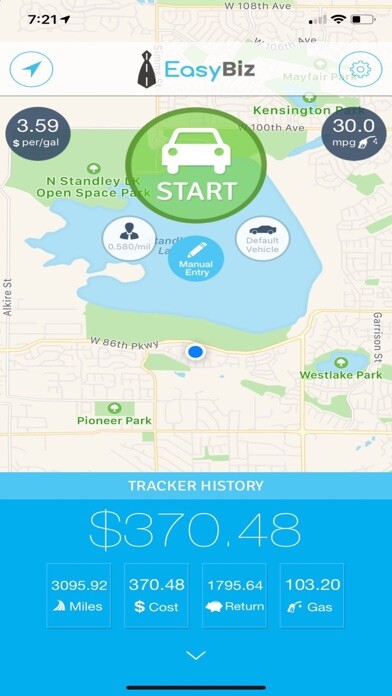 Emulate iPhone app Mileage Tracker by EasyBiz using MyAndroid Emulate iPhone app Mileage Tracker by EasyBiz using MyAndroid