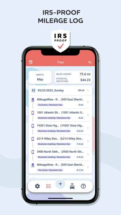 Emulate iPhone app Mileage Tracker by MileageWise using MyAndroid Emulate iPhone app Mileage Tracker by MileageWise using MyAndroid