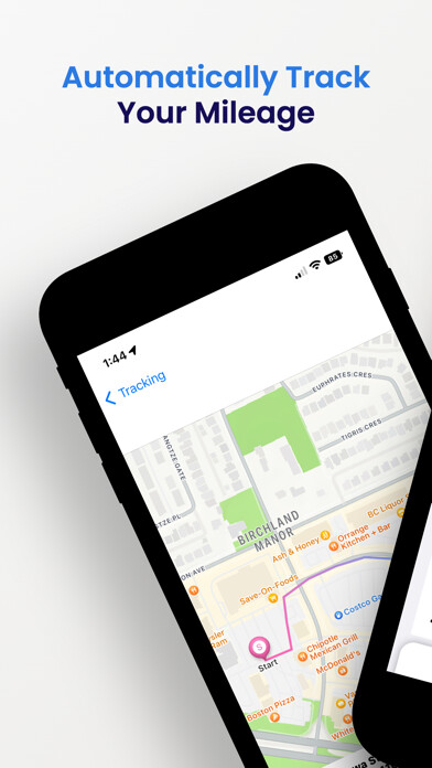 Emulate iPhone app Mileage Tracker for Drivers using MyAndroid