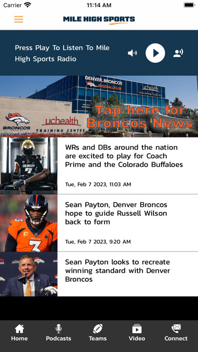Emulate iPhone app Mile High Sports using MyAndroid Emulate iPhone app Mile High Sports using MyAndroid