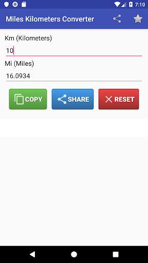 Run android online APK Miles to Kilometer Converter from MyAndroid or emulate Miles to Kilometer Converter using MyAndroid