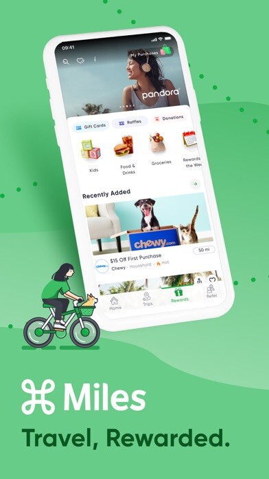Emulate iPhone app Miles - Travel, Shop, Get Cash using MyAndroid