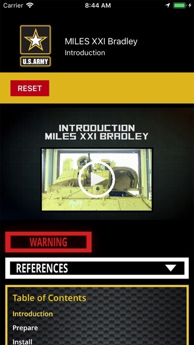 Emulate iPhone app MILES XXI Bradley using MyAndroid