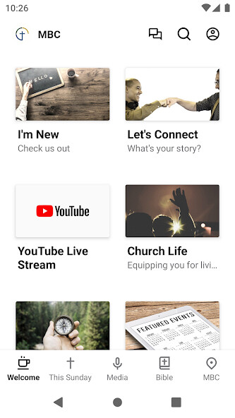 Run android online APK Milford Bible Church from MyAndroid or emulate Milford Bible Church using MyAndroid