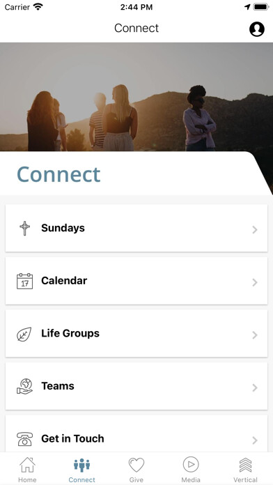 Emulate iPhone app Milford Church of God using MyAndroid