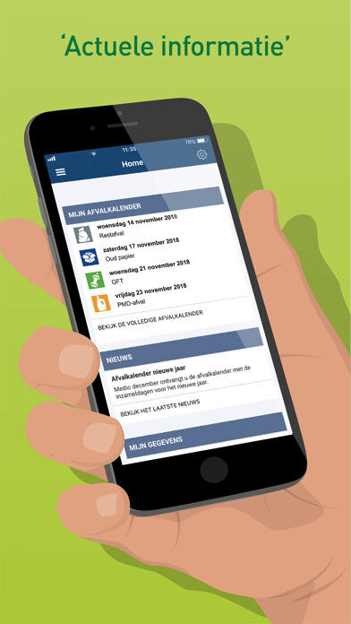 Emulate iPhone app Milieu App using MyAndroid