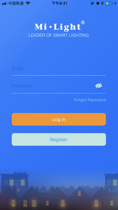 Emulate iPhone app Mi-Light Cloud using MyAndroid Emulate iPhone app Mi-Light Cloud using MyAndroid
