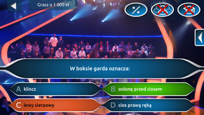 Emulate iPhone app Milionerzy Quiz using MyAndroid