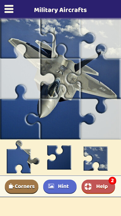 Emulate iPhone app Military Aircrafts Puzzle using MyAndroid Emulate iPhone app Military Aircrafts Puzzle using MyAndroid