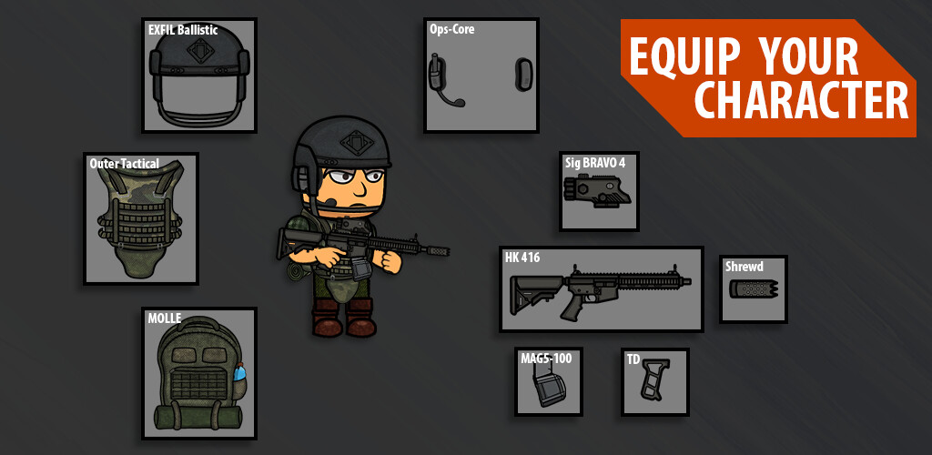 Run android online APK Military Character Editor from MyAndroid or emulate Military Character Editor using MyAndroid