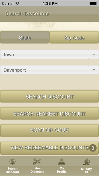 Emulate iPhone app Military Cost Cutters using MyAndroid Emulate iPhone app Military Cost Cutters using MyAndroid