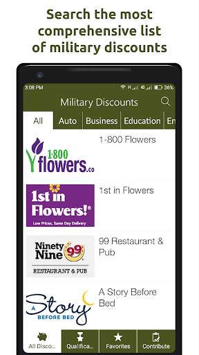 Run android online APK Military Discounts Free from MyAndroid or emulate Military Discounts Free using MyAndroid