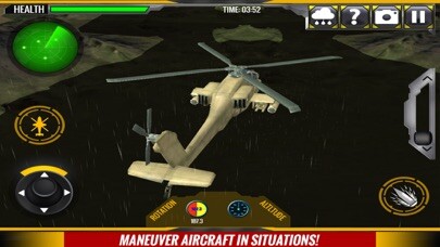 Emulate iPhone app Military Helicopter Pilot Wars Rescue 3D Simulator using MyAndroid