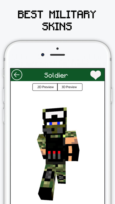 Emulate iPhone app Military Skins for Minecraft PE & PC using MyAndroid Emulate iPhone app Military Skins for Minecraft PE & PC using MyAndroid