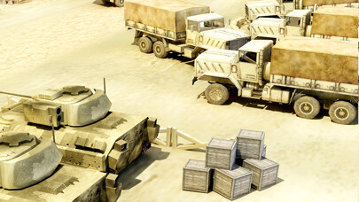 Emulate iPhone app Military Truck Driver 3d using MyAndroid