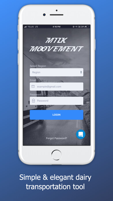 Emulate iPhone app Milk Moovement - Driver using MyAndroid Emulate iPhone app Milk Moovement - Driver using MyAndroid