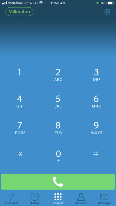 Emulate iPhone app MilleniFon using MyAndroid