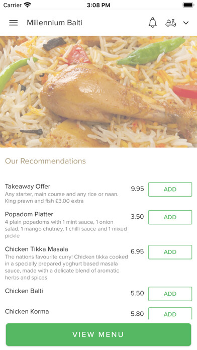 Emulate iPhone app Millennium Balti using MyAndroid Emulate iPhone app Millennium Balti using MyAndroid