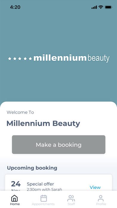 Emulate iPhone app Millennium Beauty using MyAndroid Emulate iPhone app Millennium Beauty using MyAndroid