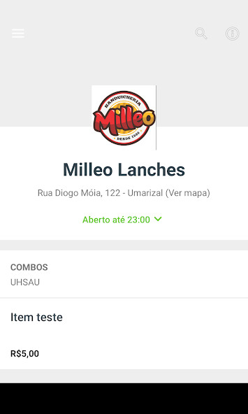 Run android online APK Milleo Lanches from MyAndroid or emulate Milleo Lanches using MyAndroid