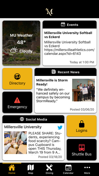 Emulate iPhone app Millersville University of PA using MyAndroid Emulate iPhone app Millersville University of PA using MyAndroid
