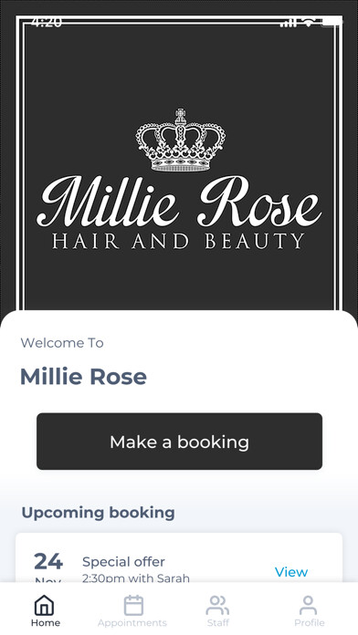 Emulate iPhone app Millie Rose using MyAndroid