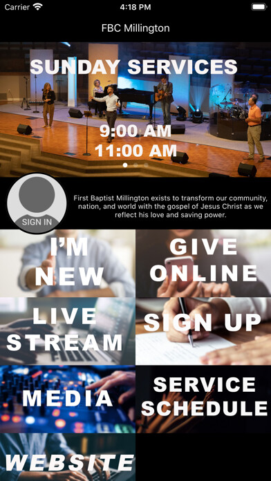 Emulate iPhone app Millington FBC using MyAndroid Emulate iPhone app Millington FBC using MyAndroid