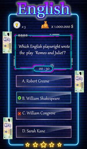 Emulate Android APK Millionaire Quiz Game