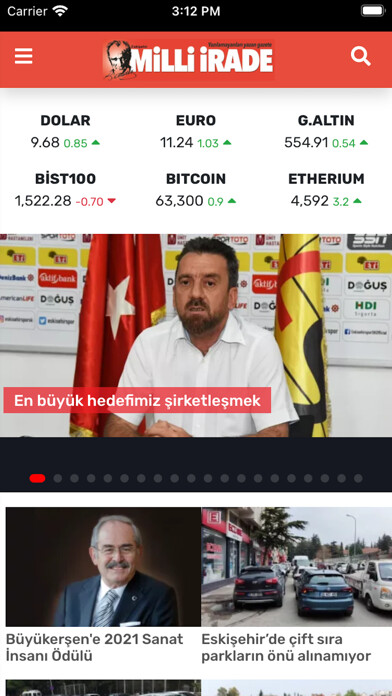 Emulate iPhone app Milli İrade Gazetesi using MyAndroid Emulate iPhone app Milli İrade Gazetesi using MyAndroid