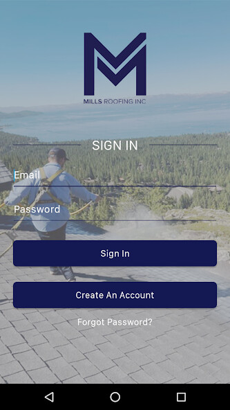 Emulate iPhone app Mills Roofing using MyAndroid Emulate iPhone app Mills Roofing using MyAndroid