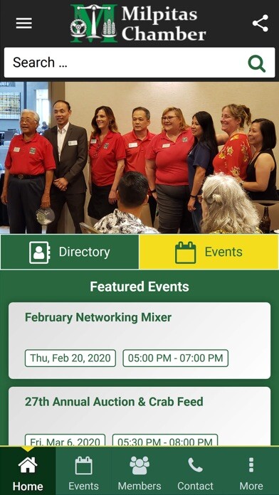 Emulate iPhone app Milpitas Chamber using MyAndroid Emulate iPhone app Milpitas Chamber using MyAndroid