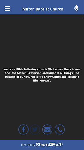 Run android online APK Milton Baptist Church from MyAndroid or emulate Milton Baptist Church using MyAndroid