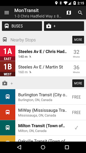 Emulate Android APK Milton Transit Bus - MonTransit Emulate Android APK Milton Transit Bus - MonTransit