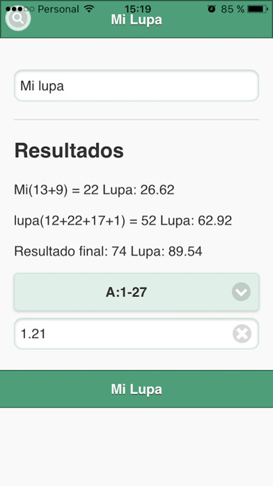 Emulate iPhone app Mi Lupa LGC using MyAndroid