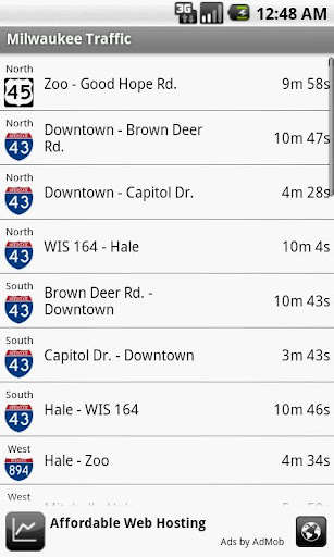 Run android online APK Milwaukee Traffic from MyAndroid or emulate Milwaukee Traffic using MyAndroid