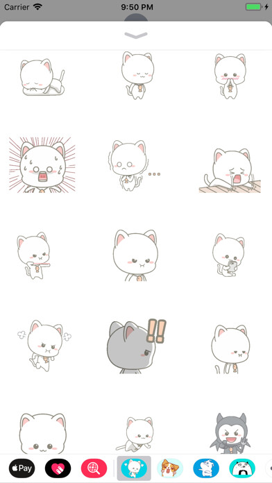 Emulate iPhone app MiMi White Kitten Animated using MyAndroid Emulate iPhone app MiMi White Kitten Animated using MyAndroid