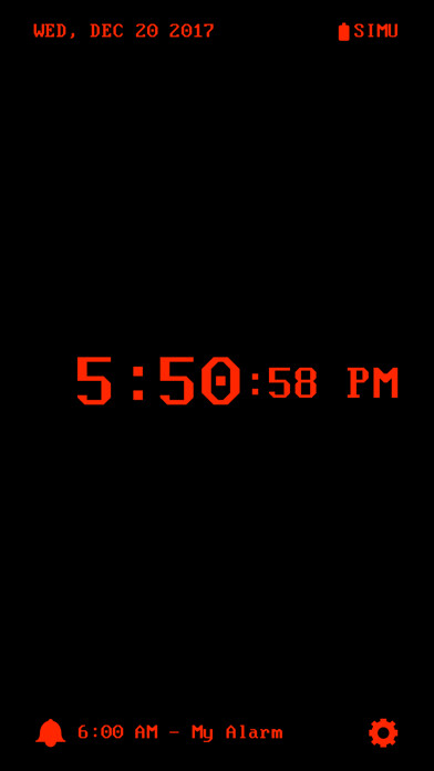 Emulate iPhone app Minapps Alarm Clock using MyAndroid Emulate iPhone app Minapps Alarm Clock using MyAndroid