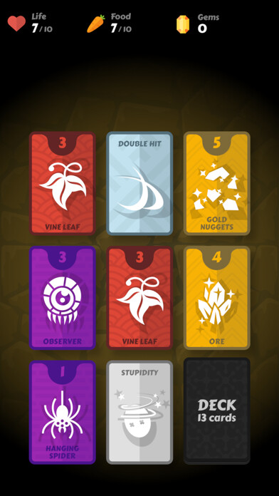 Emulate iPhone app Mind Cards. using MyAndroid