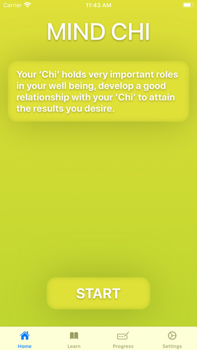 Emulate iPhone app Mind Chi - 8 Minutes a Day using MyAndroid