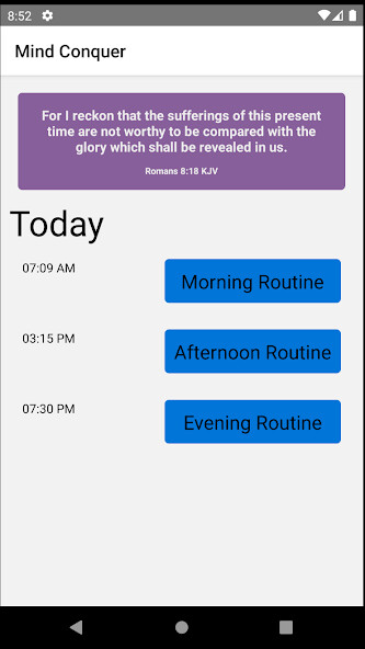 Run android online APK Mind Conquer: Godly Habit Builder from MyAndroid or emulate Mind Conquer: Godly Habit Builder using MyAndroid Run android online APK Mind Conquer: Godly Habit Builder from MyAndroid or emulate Mind Conquer: Godly Habit Builder using MyAndroid