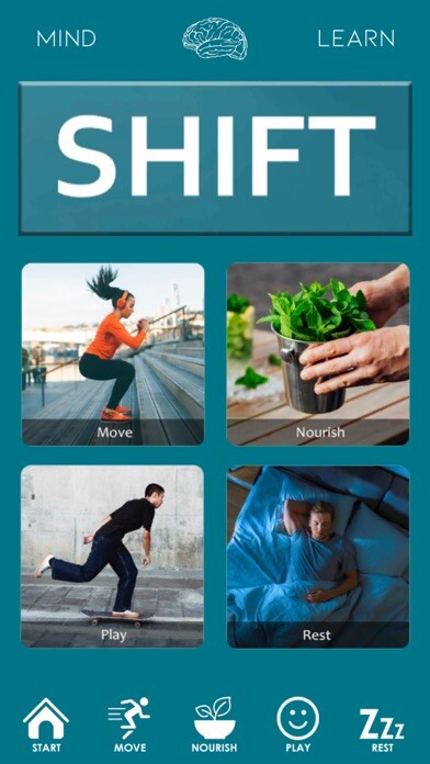 Emulate iPhone app MIND ENERGY SHIFT using MyAndroid