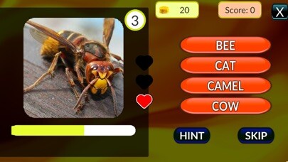 Emulate iPhone app Mind Enhancer Quiz using MyAndroid